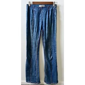 Free people- We the Free Denim strech pull-on flared pants size 24